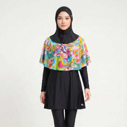 Lasona Cape Burkini Swimsuit Penutup Dada Baju Renang Muslim AR-CAP-008-I0068 - Image 2