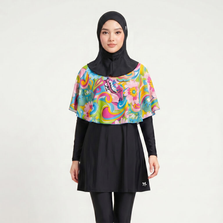 Lasona Cape Burkini Swimsuit Penutup Dada Baju Renang Muslim AR-CAP-008-I0068 - Image 2