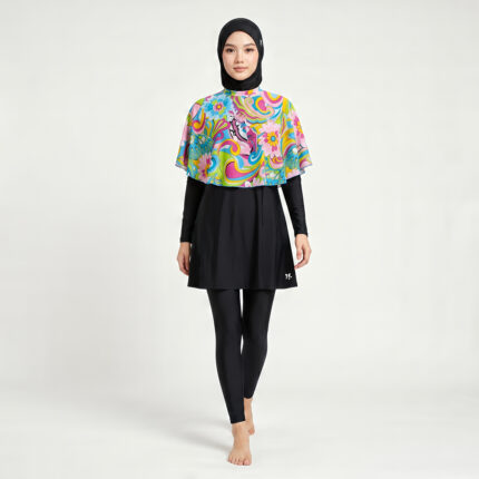 Lasona Cape Burkini Swimsuit Penutup Dada Baju Renang Muslim AR-CAP-008-I0068 - Image 6