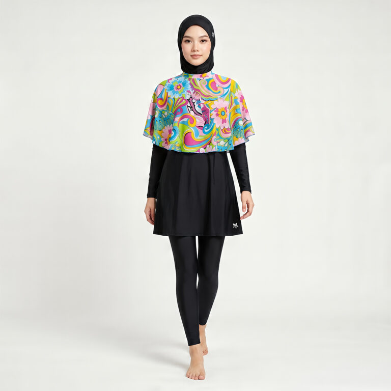 Lasona Cape Burkini Swimsuit Penutup Dada Baju Renang Muslim AR-CAP-008-I0068 - Image 6