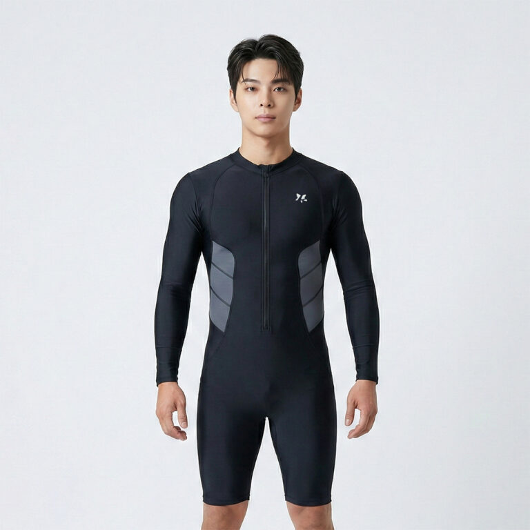 Lasona Men Swimwear Baju Renang Diving Pria Tangan Panjang MTRJ-C3365-L4 - Image 1