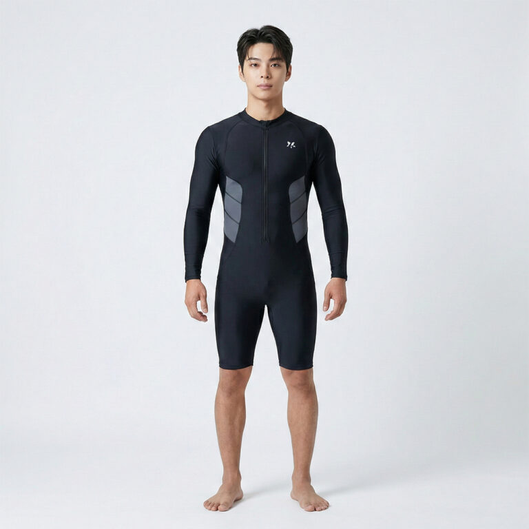 Lasona Men Swimwear Baju Renang Diving Pria Tangan Panjang MTRJ-C3365-L4 - Image 2