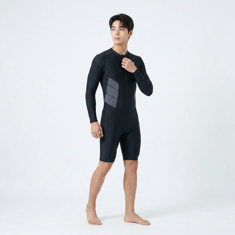 Lasona Men Swimwear Baju Renang Diving Pria Tangan Panjang MTRJ-C3365-L4 - Image 4