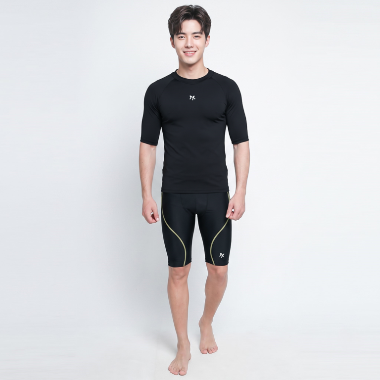 Lasona Men Rash Guard Swimwear Baju Atasan Renang Pria BM-A3175-E3 - Image 2