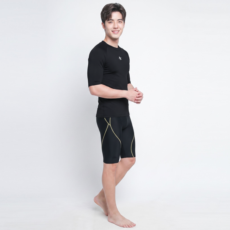 Lasona Men Rash Guard Swimwear Baju Atasan Renang Pria BM-A3175-E3 - Image 4