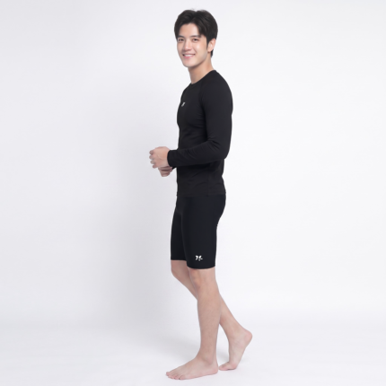 Lasona Silver Men Rash Guard Swimwear Baju Atasan Renang Pria Tangan Panjang BM-C3175-E3 - Image 3
