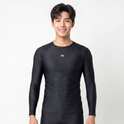 Lasona Men Rash Guard Swimwear Baju Atasan Renang Pria Tangan Panjang BM-C3175-L4