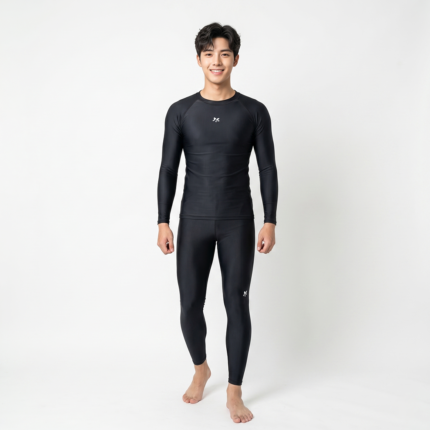 Lasona Men Rash Guard Swimwear Baju Atasan Renang Pria Tangan Panjang BM-C3175-L4 - Image 2