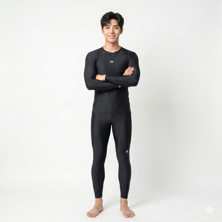 Lasona Men Rash Guard Swimwear Baju Atasan Renang Pria Tangan Panjang BM-C3175-L4 - Image 3