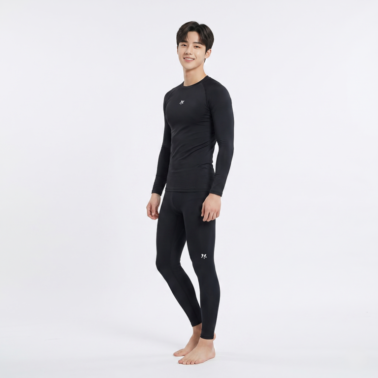 Lasona Men Rash Guard Swimwear Baju Atasan Renang Pria Tangan Panjang BM-C3175-L4 - Image 4