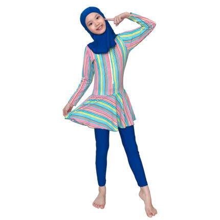 Lasona Kids Burkini Hijab Swimwear Baju Renang Muslim Anak Perempuan TRPM-G3344-L01913 - Image 2