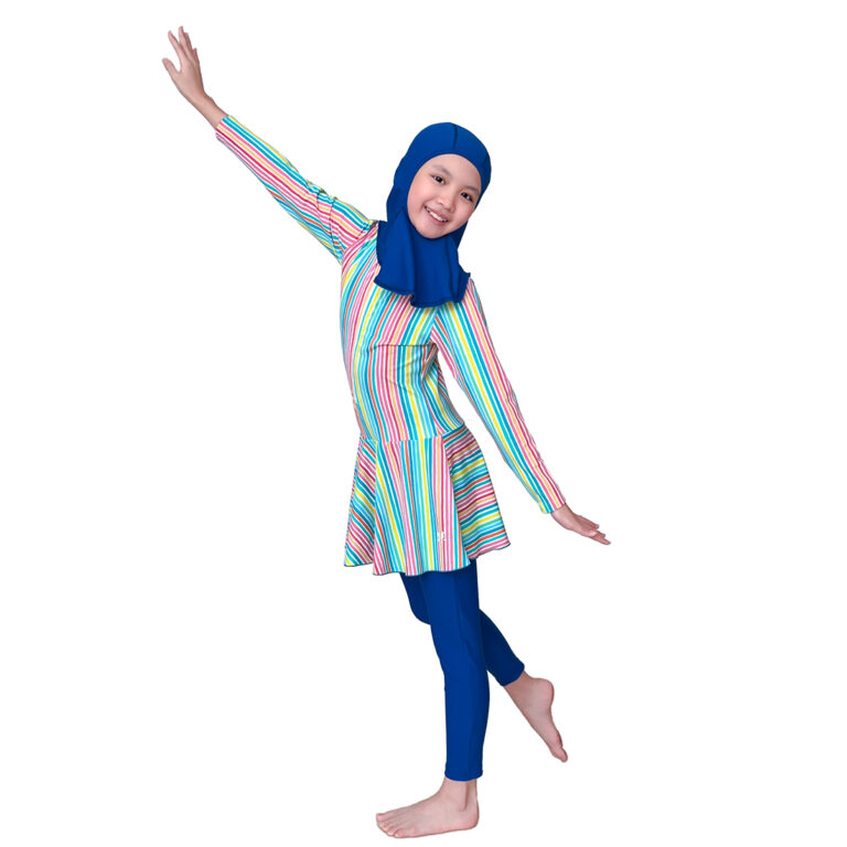 Lasona Kids Burkini Hijab Swimwear Baju Renang Muslim Anak Perempuan TRPM-G3344-L01913 - Image 3